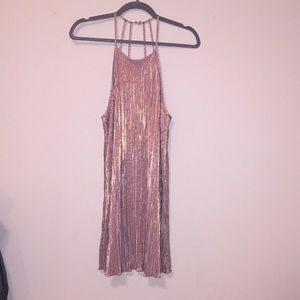 Metallic F21 dress